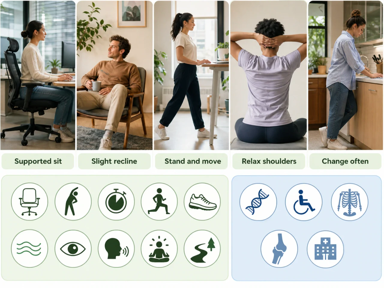 A function-first posture and presence practice with realistic expectations